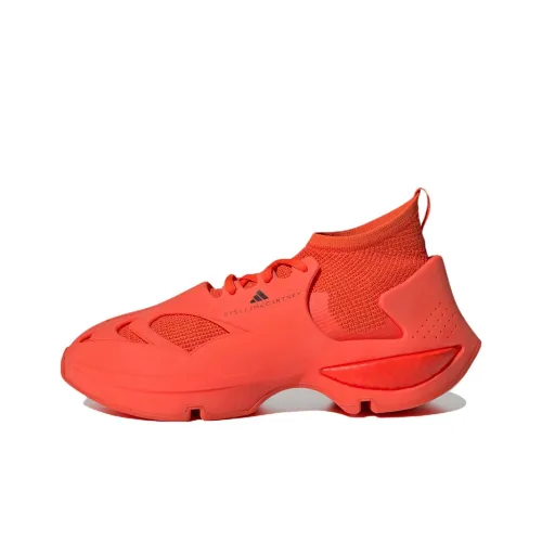 Adidas Stella McCartney Противоскользящий Прочный к истиранию Легкий MID Топ Повседневный Унисекс Оранжевый
