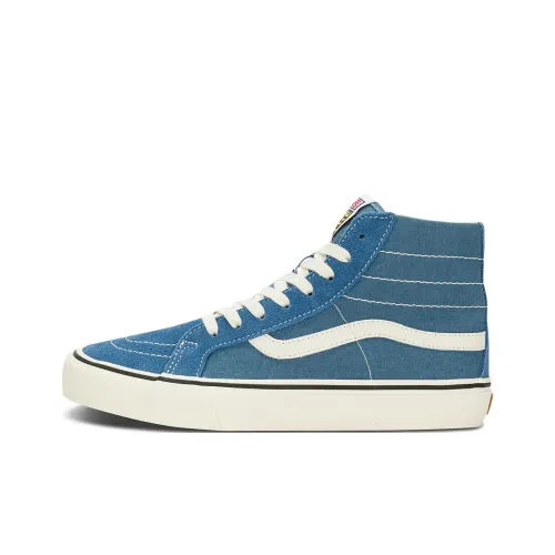 VANS SK8 138 VR3 Высокие Кроссовки для Скейтбординга Унисекс Синие Белые