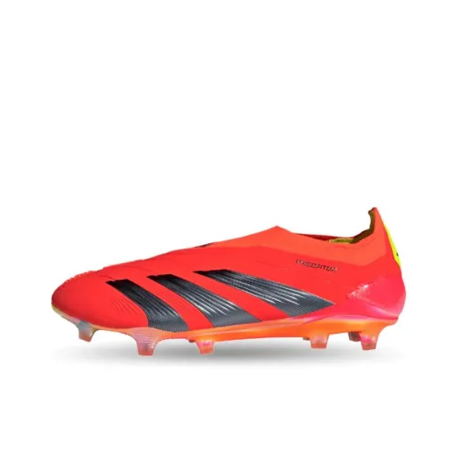 Adidas PREDATOR 24 ELITE FG Твердый Грунт Устойчивые к Износу Футбольные Бутсы Унисекс Красный Черный