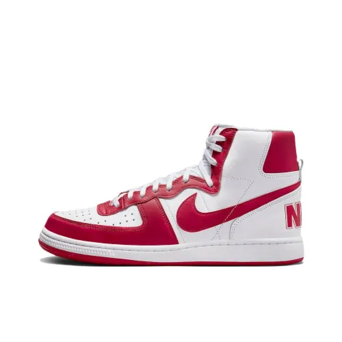 Nike Terminator High Топ Скейтборд Кроссовки Мужские Красные Белые