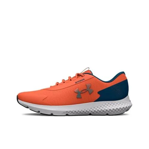 Under Armour Charged Rogue 3 Low Топ Повседневные Беговые Кроссовки Мужские Оранжевые