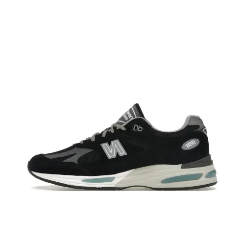 New Balance NB 991 V2 Casual Low Top Черный Серый Унисекс