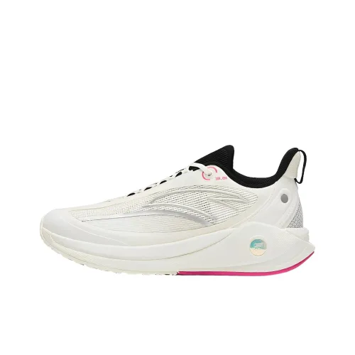 ANTA C37 3,0 Slip Устойчивый к истиранию Дышащий Низкий Топ Повседневные Беговые кроссовки Женские Серебряный Белый Черный