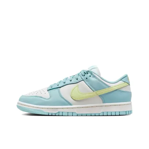 Nike Dunk Low Топ Скейтборд Кроссовки Женские Светло-Синие