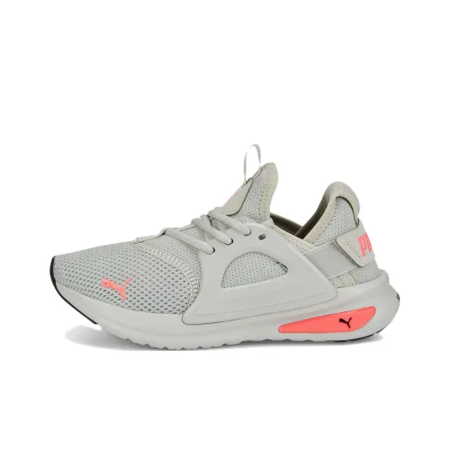 PUMA Softride Slip-Resistant Abrasion-Resistant Низкий Топ Беговые Кроссовки Женские Серый Розовый