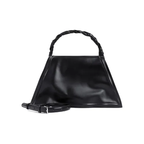 YProject Сумка через плечо из коровьей кожи женская черная