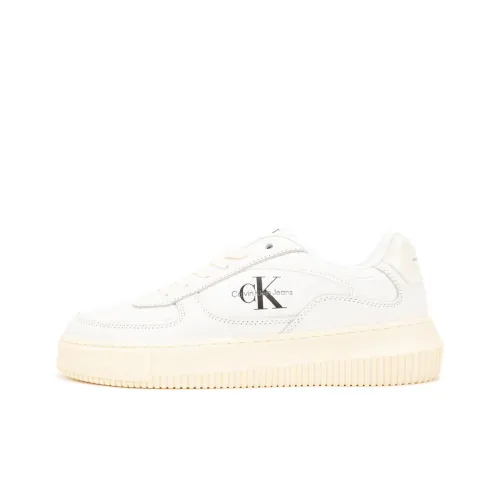 CKJ CALVIN KLEIN JEANS Скейтборд Кроссовки Низкие 0LA Moon Белые Женские