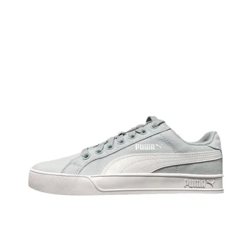 PUMA Smash Vulc Cv Устойчивые к истиранию Низкие Кроссовки для скейтбординга Унисекс Синие Белые