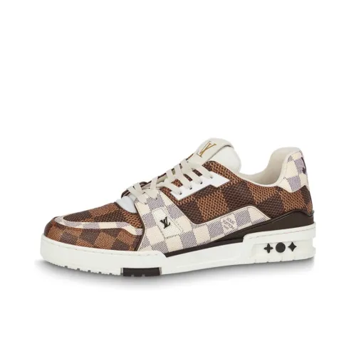 LOUIS VUITTON Кроссовки для скейтбординга Trainer Low Топ Унисекс