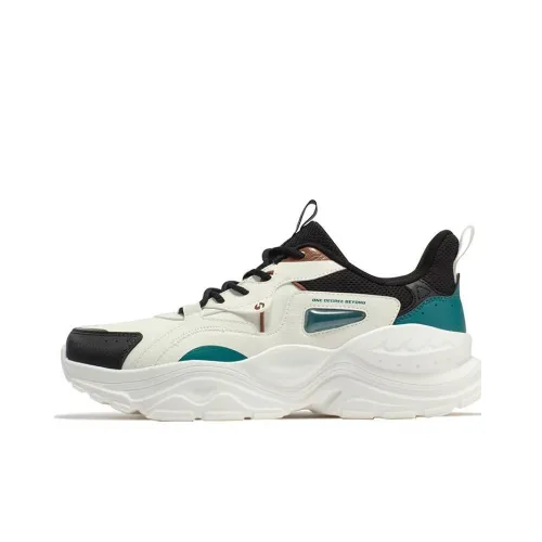 361° Cambria Низкий Топ Спортивная Повседневная Обувь Мужская Белый Черный