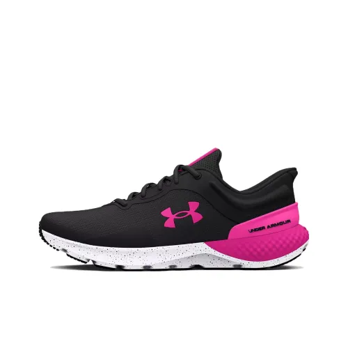 Under Armour Charged Escape 4 Low Беговые кроссовки Женские Черные Розовые