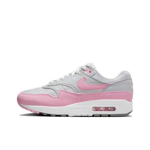 Nike Air Max 1 '87 Low Топ Повседневная обувь Женская Серебряный Розовый