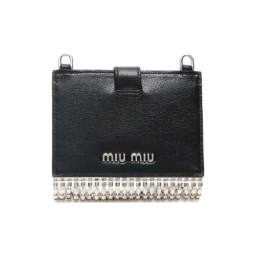 MIU MIU GRAIN LEATHER Сумка через плечо Сумка на плечо Женская Черная