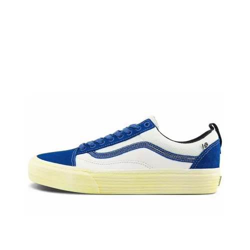 Vans Old Skool Collection Split Vr3 LX Low Скейтборд Кроссовки Unisex Синий Белый
