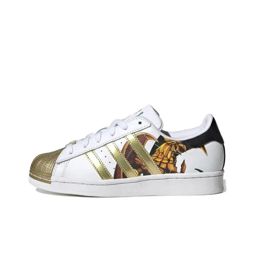 YU GI OH! x adidas originals Superstar Series Low Топ Скейтборд Кроссовки Мужские Белый Желтый