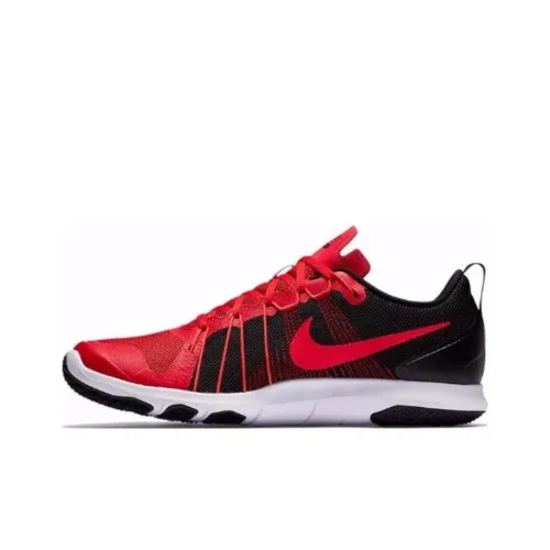 Nike Flex Trainer 7 Aver Shock Absorbers Slip-Resistant Abrasion-Resistant Low-Top Training Shoes Red Black Найк Flex Trainer 7 Aver Shock Absorbers Противоскользящие Устойчивые к истиранию Низкие Кроссовки для тренировок Красный Черный