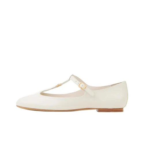 Chloe Marcie Туфли Mary Jane для женщин белые с плоской подошвой