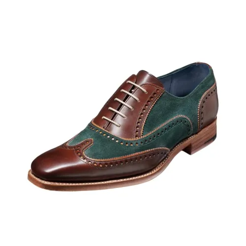 BARKER Мужские повседневные туфли Low Top Коричневый Зеленый Мужской