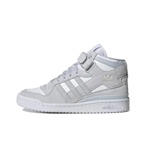 Adidas Originals Forum Mid Топ Кроссовки для скейтбординга Женские Белые Синие