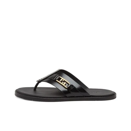 FENDI O'Lock Шлепанцы Мужские Черные