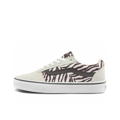 VANS Ward Low Топ Скейтборд Кроссовки Женские Многоцветный Тигр С принтом