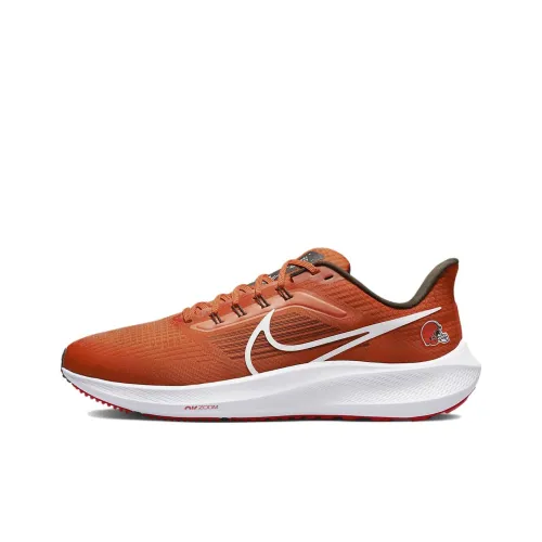 Nike Air Zoom Pegasus 39 Амортизаторы Slip-resistant Abrasion-resistant Низкий топ Беговые кроссовки Мужские Оранжевый Коричневый