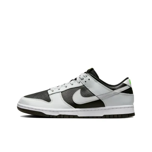 Nike Dunk Low ''Вольт'' Slip-Resistant Abrasion-Resistant Low Top Скейтборд Кроссовки Мужские Черно-Белые