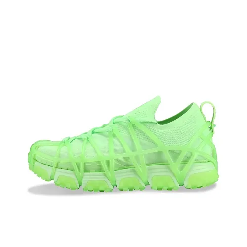 LiNing Mix ACE противоскользящий устойчивый к истиранию низкий топ кэжуал женский флуоресцентный ледяной зеленый