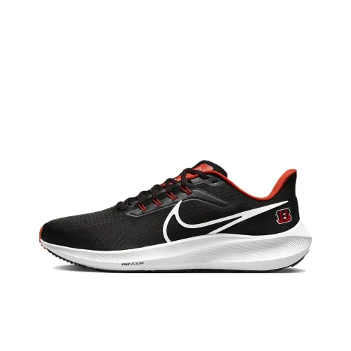 Nike Air Zoom Pegasus 39 Slip-Resistant Дышащий Легкий Низкий Топ Беговые Кроссовки Мужские Черные
