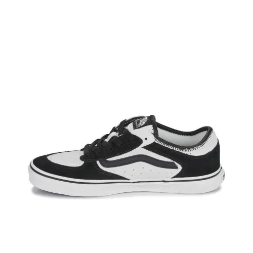 Vans Rowley Classic Амортизация Износостойкие Низкие Кроссовки для скейтбординга Женские Черный Белый