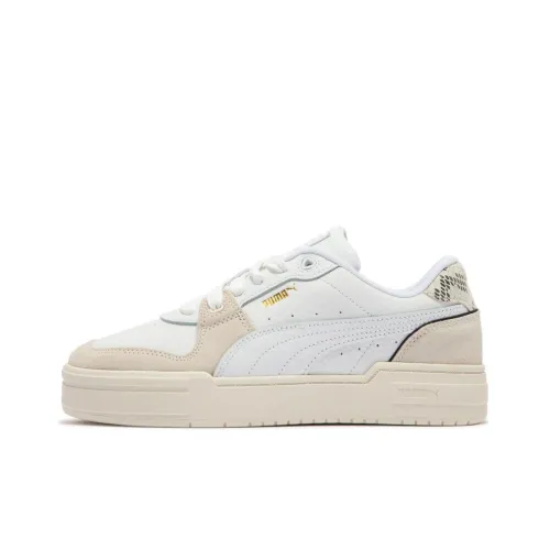 PUMA CA Pro Lux Snake Low Top Скейтборд Кроссовки Унисекс Экрю