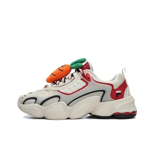 FILA FUSION TENACITY CNY Низкий Топ Casual Мужской Белый Красный