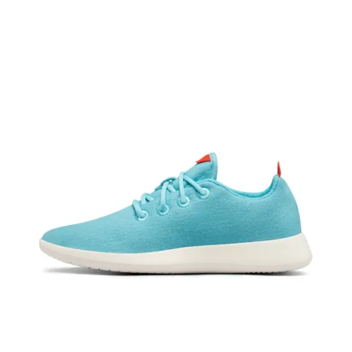 Allbirds Wool Runner Slip-Resistant и Breathable Low-Top Спортивная Повседневная Обувь Женская Ice Sky Blue