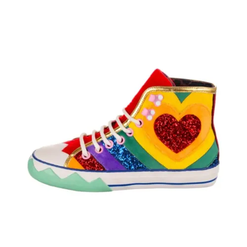 IRREGULAR CHOICE Высокие кроссовки для скейтбординга женские многоцветные