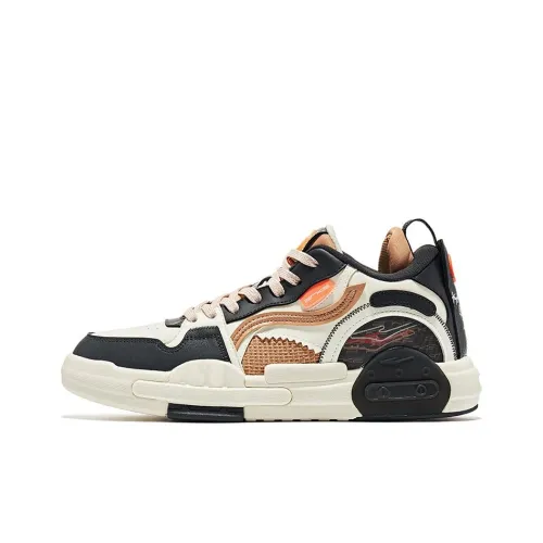 Erke Chunhui Slip-resistant Abrasion-resistant And Balanced Low Top Skateboard Shoes Men's White Black Brown Эрке Chunhui Противоскользящие Износостойкие и Сбалансированные Низкие Кроссовки для Скейтбординга Мужские Белый Черный Коричневый