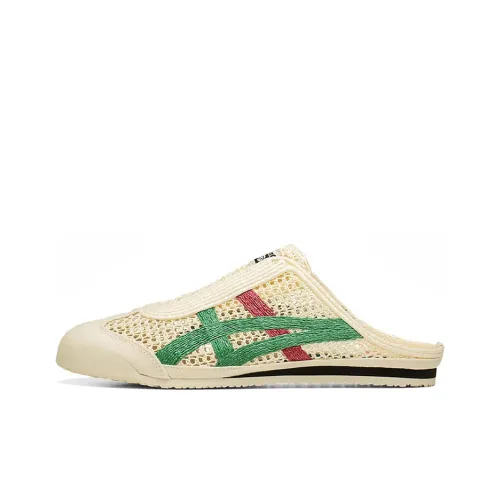 Onitsuka Tiger MEXICO 66 Дышащая и Легкая Повседневная Обувь Унисекс Бежево-Зеленая
