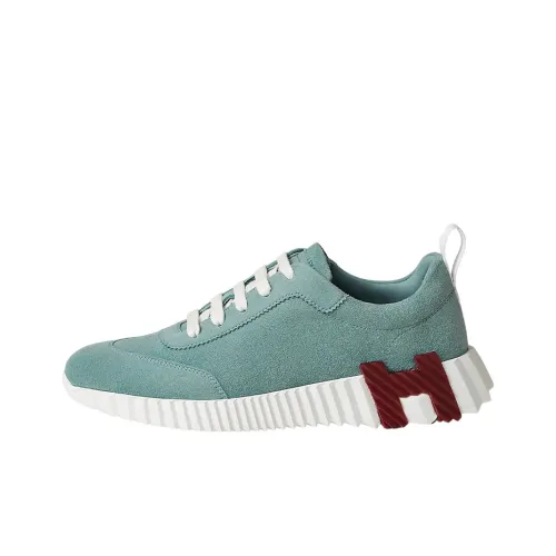 HERMES Bouncing Low Топ Спортивная Повседневная Обувь Женская Аква Зеленый