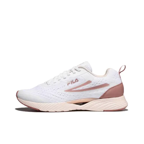 FILA RGB Flex 2 Low Топ Беговые кроссовки Унисекс Белый Розовый Корейский стиль