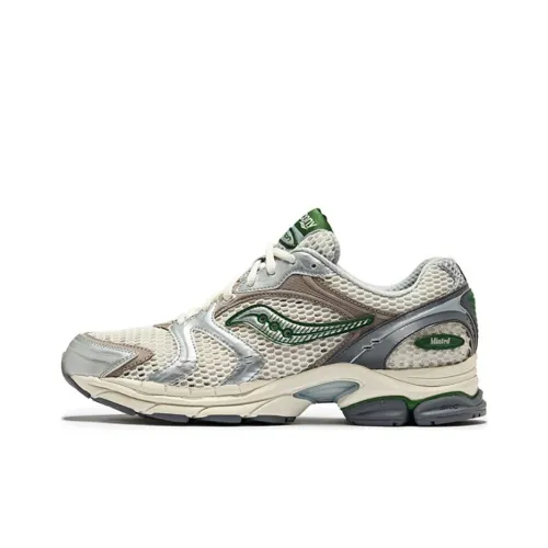Saucony ProGrid Triumph Victory 4 Беговые кроссовки Низкий топ Серебряный Зеленый Унисекс