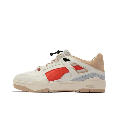 PUMA Slipstream Low Топ Скейтборд Кроссовки Женские Белые Желтые Серые