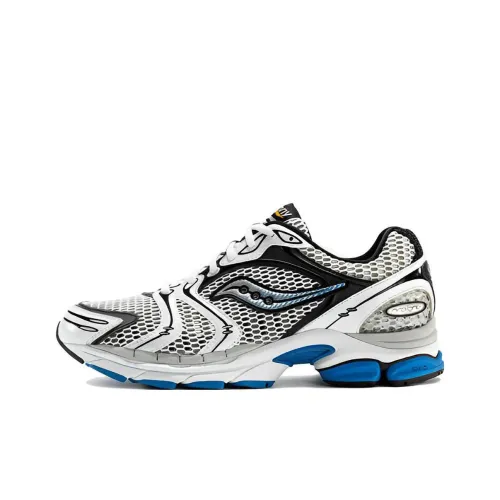Saucony ProGrid Triumph Victory 4 Slip-resistant Abrasion-resistant Low-top Беговые кроссовки Мужские Серый Синий