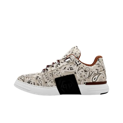 PHILIPP PLEIN Super Street Скейтборд Кроссовки Низкие Бежевые Мужские