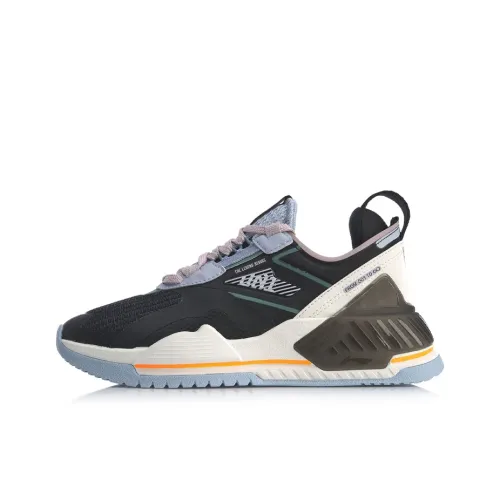 Лайнер 001 T2000 Противоскользящий Отскок Легкий Низкий Топ Беговые кроссовки Женские Черный Белый