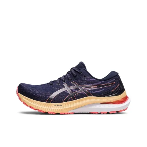 Asics Gel KAYANO 29 Low Top Тренировочные Беговые Кроссовки Женские Фиолетовый Оранжевый