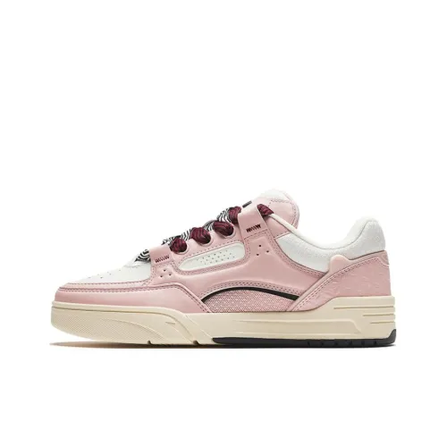 ANTA AOJIE Slip-on Устойчивый к истиранию Легкий Низкий топ Кроссовки для скейтбординга Женские Розовый