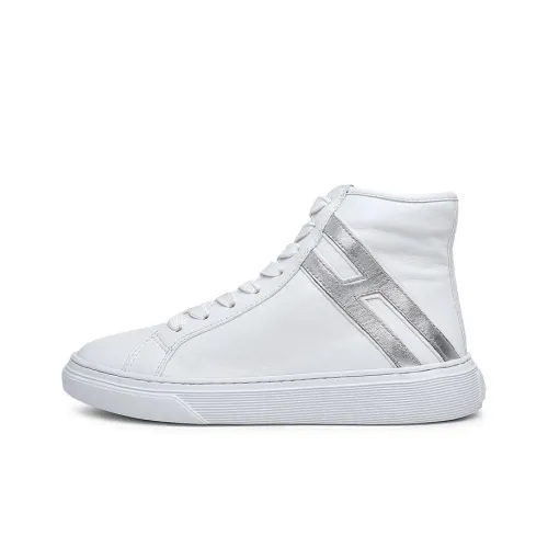 HOGAN H365 Высокие Топы Стильные Скейтбординги Женские Белые