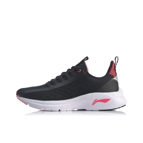 Подкладка YunQue амортизация дышащий легкий низкий топ беговые кроссовки женские черный красный