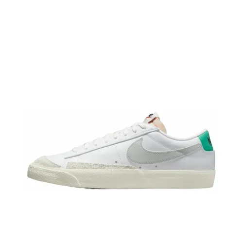 Nike Blazer '77 Амортизация Износостойкие Низкие Кроссовки для Скейтбординга Мужские Белые