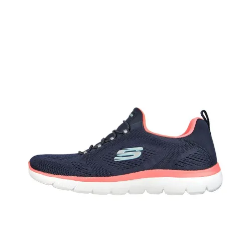 Skechers Summits Collection Низкий топ Повседневная обувь Женская Синий Розовый