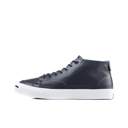 Конверс Jack Purcell Низкие Устойчивые Амортизаторы Высокие Кроссовки для Скейтбординга Унисекс Темно-Синий